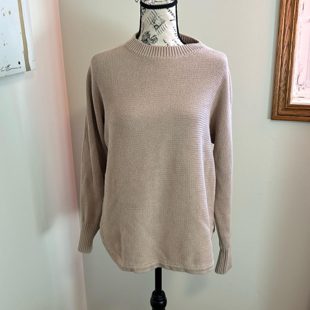 Beige sweater 100% cotton
